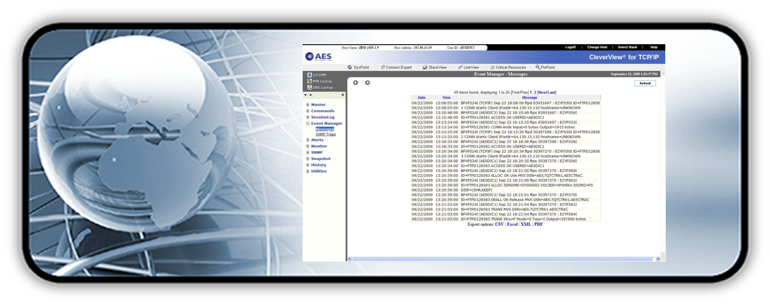 CleverView for TCP/IP Event Manager